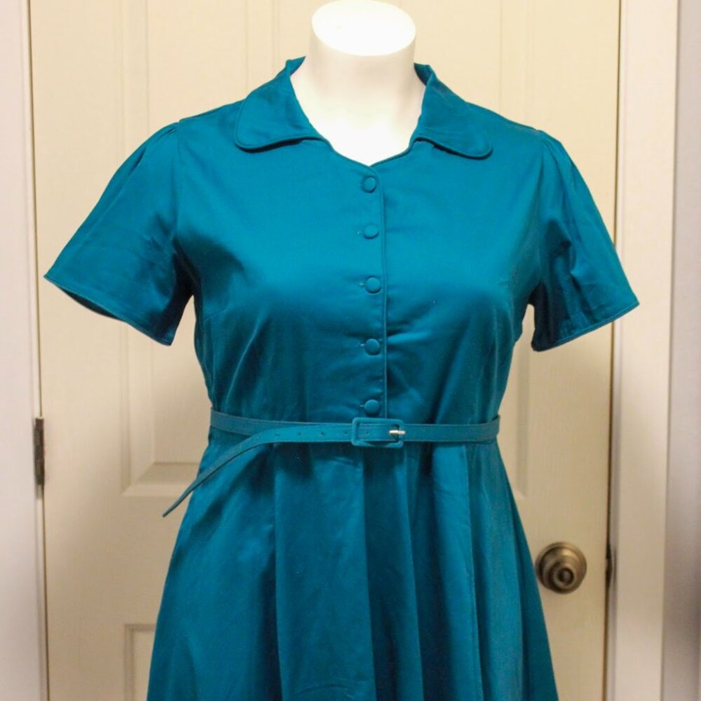 Dolly and Dotty Teal Dress
